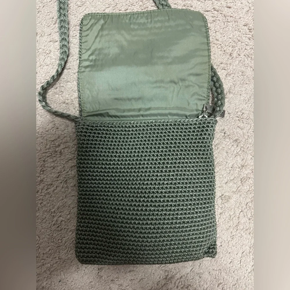 The Sak Green Crochet Crossbody Bag - Picture 3 of 8
